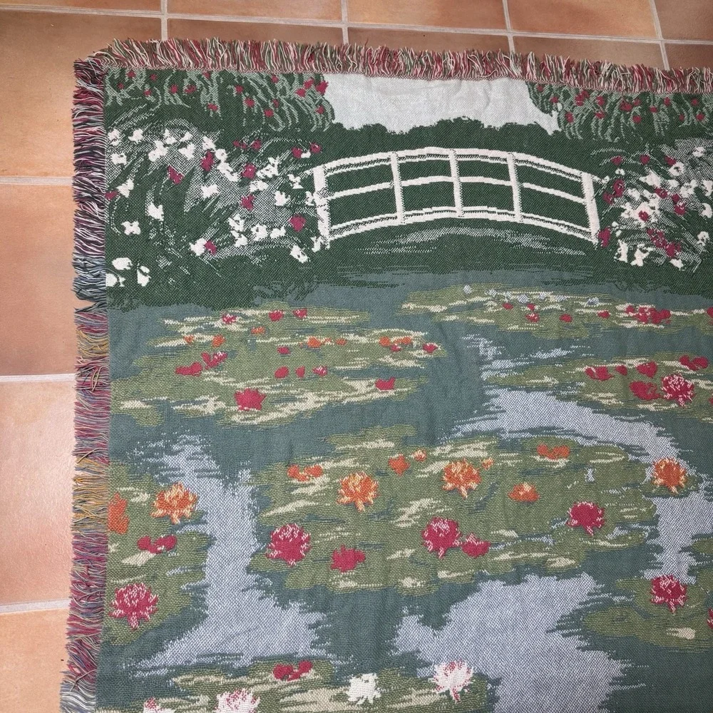 Monet's Garden Tapestries‎ Wall Art Hanging Border Belgian 71